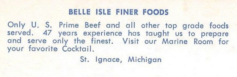 Belle Isle Finer Foods (The Galley) - Postcard